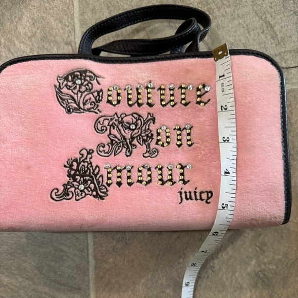 Vintage Y2K Juicy Couture Once Upon A Time Baby Pink Makeup Bag and Travel Case - Picture 7 of 12